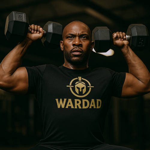 WarDad Level: Shoulder dumbbell weight training