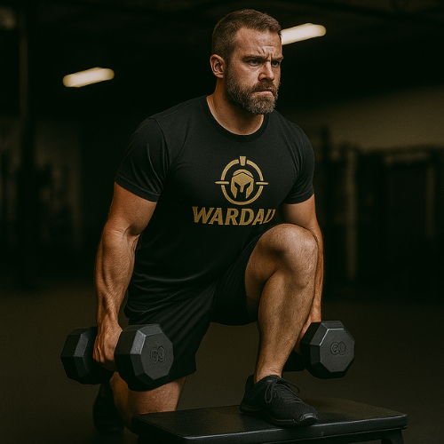 WarDad Level: Leg dumbbell weight training