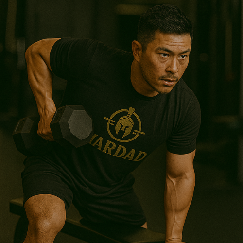 Recruit Level: Back dumbbell weight training