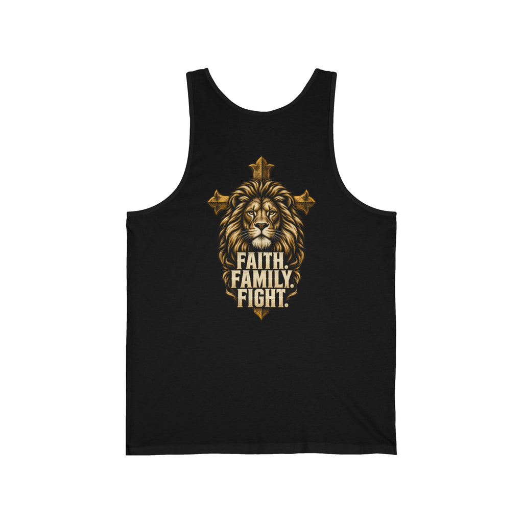 WarDad Faith. Family. Fight. Lion Cross Tank