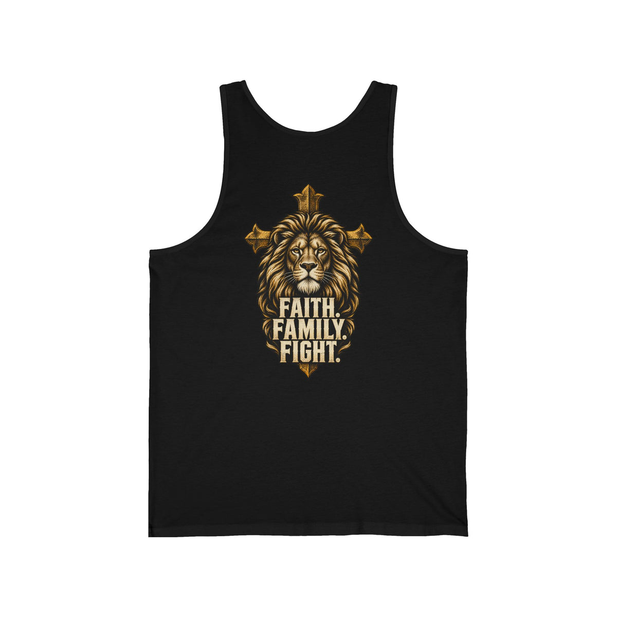 WarDad Faith. Family. Fight. Lion Cross Tank