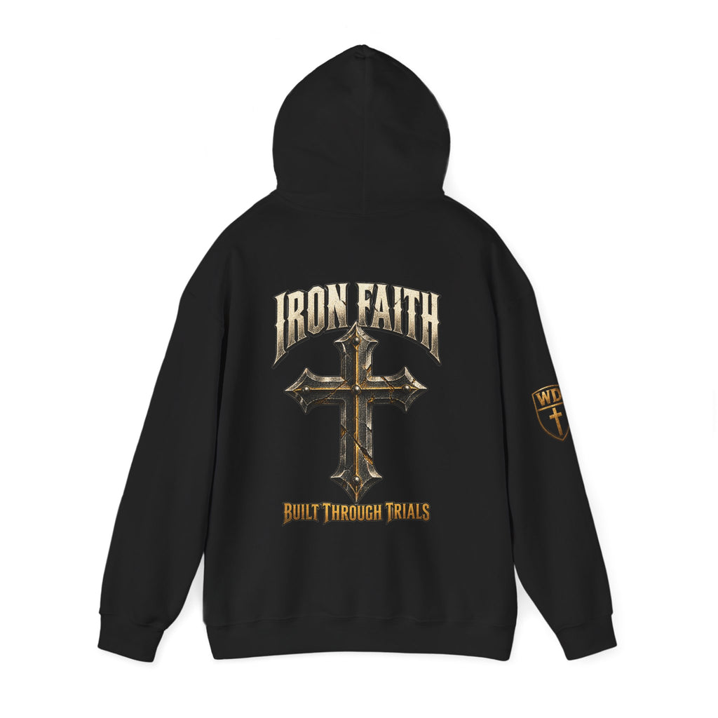 WarDad Iron Faith Hoodie | Built Through Trials