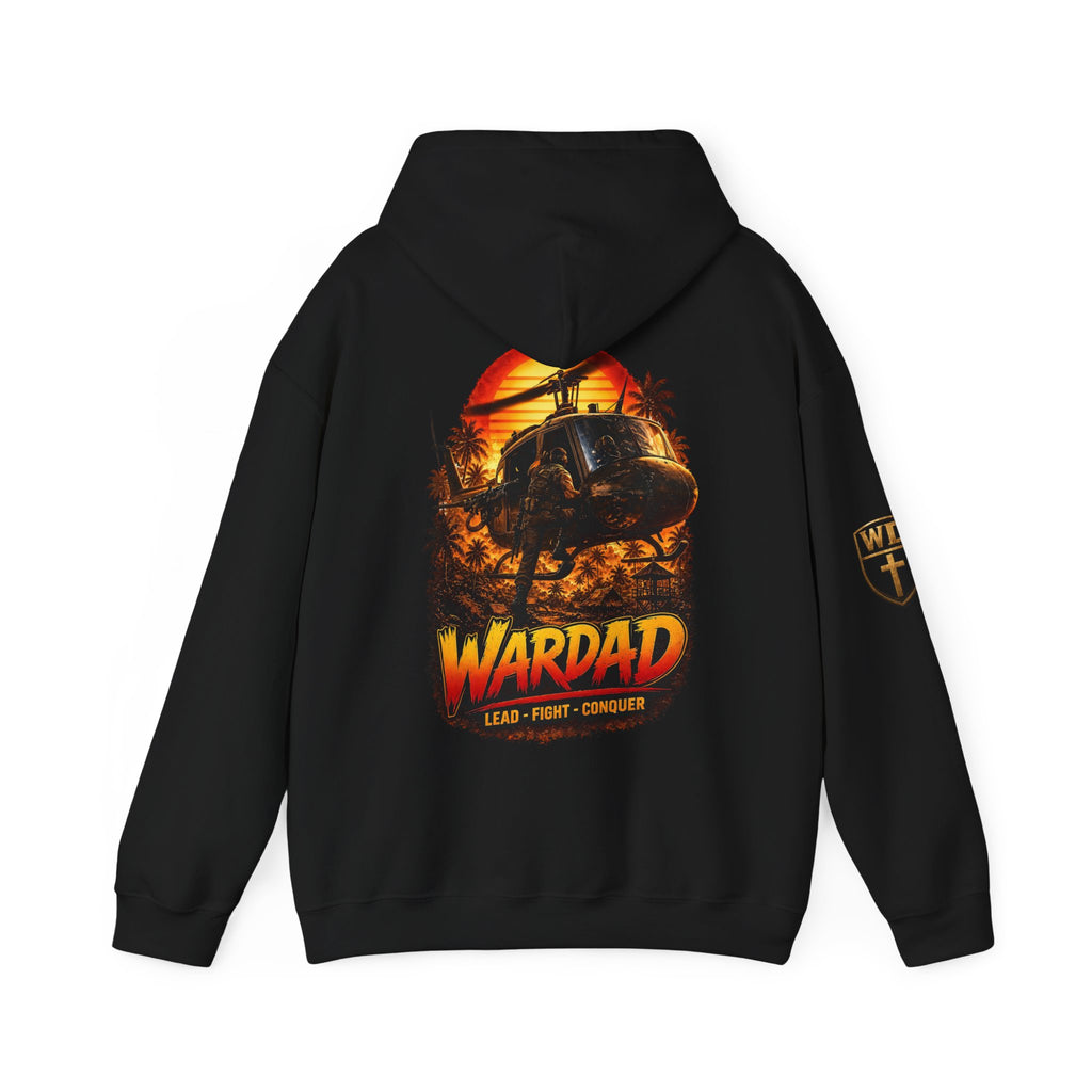 WarDad 80's Sunset Warrior Hoodie