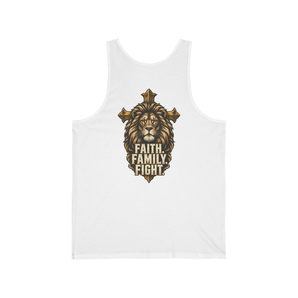 WarDad Faith. Family. Fight. Lion Cross Tank