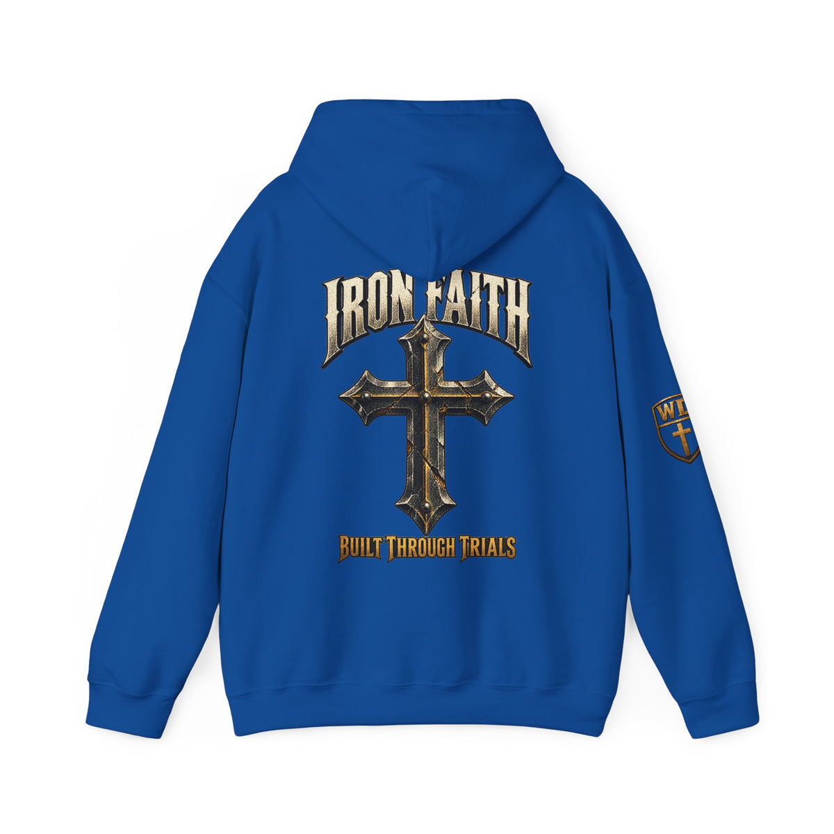 WarDad Iron Faith Hoodie | Built Through Trials