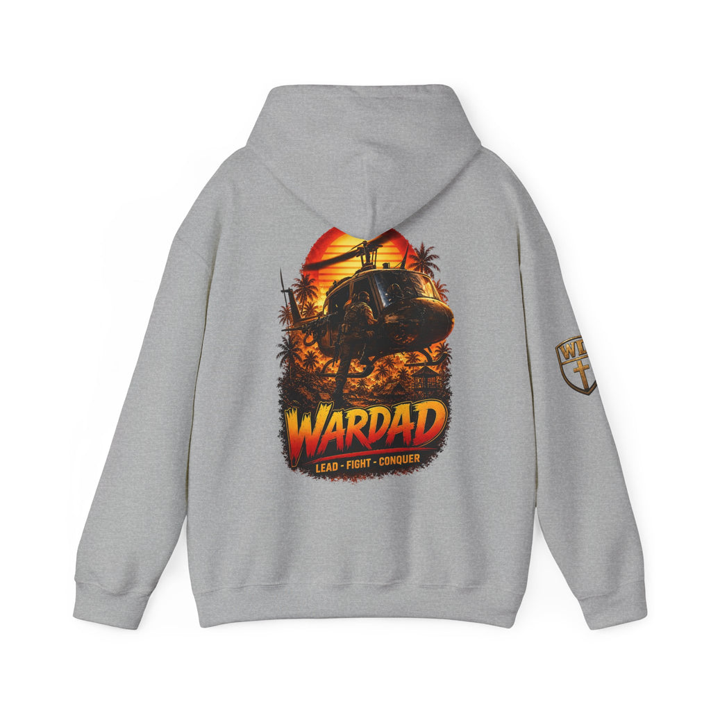 WarDad 80's Sunset Warrior Hoodie