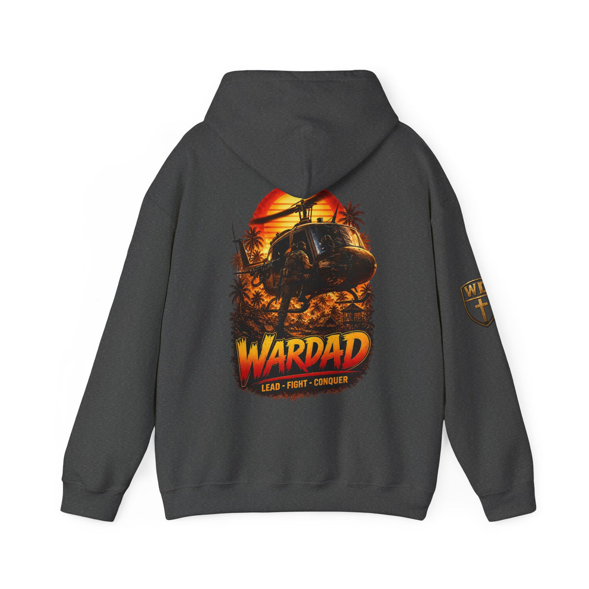 WarDad 80's Sunset Warrior Hoodie