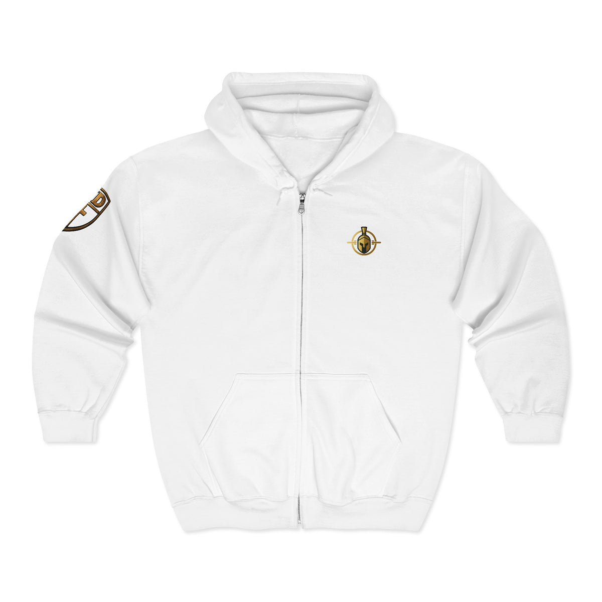 WarDad Crusader Cross Zip Hoodie