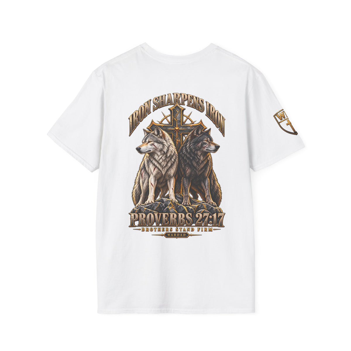 WarDad Iron Sharpens Iron Tee | Proverbs 27:17