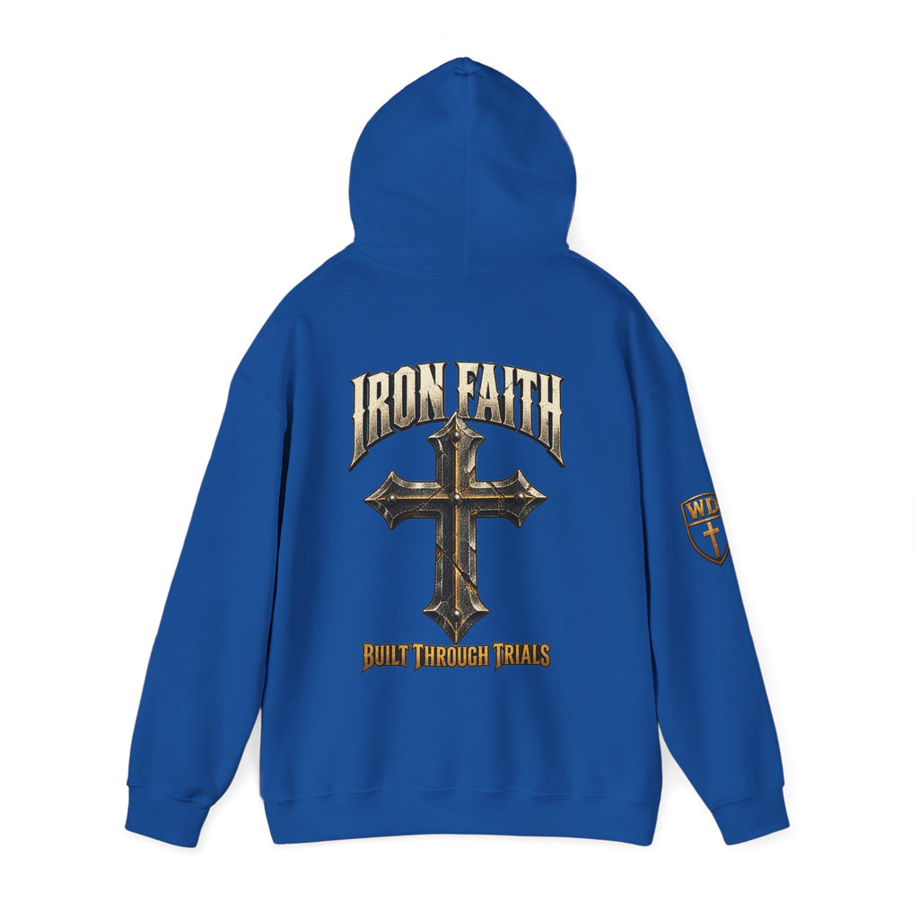 WarDad Iron Faith Hoodie | Built Through Trials