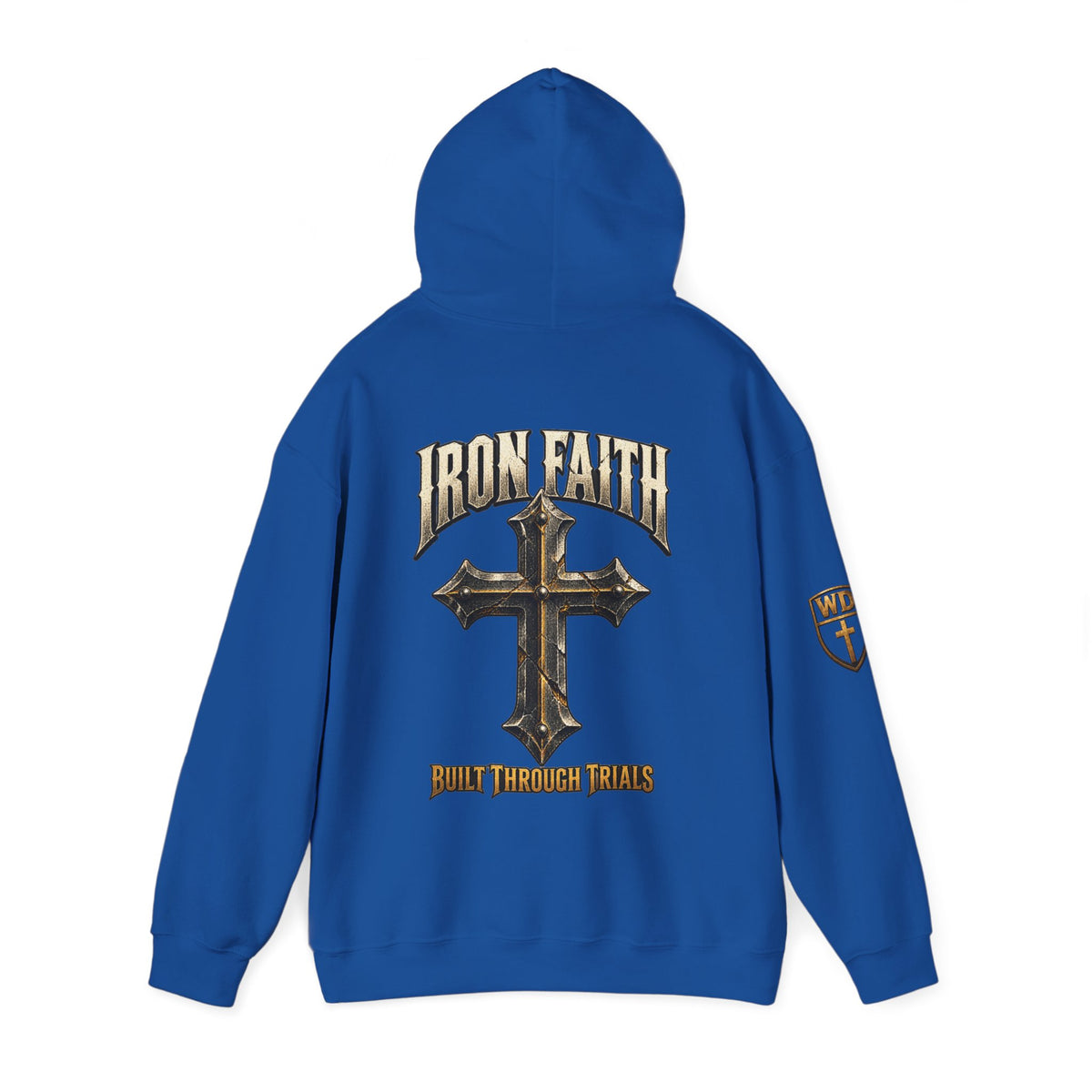 WarDad Iron Faith Hoodie | Built Through Trials