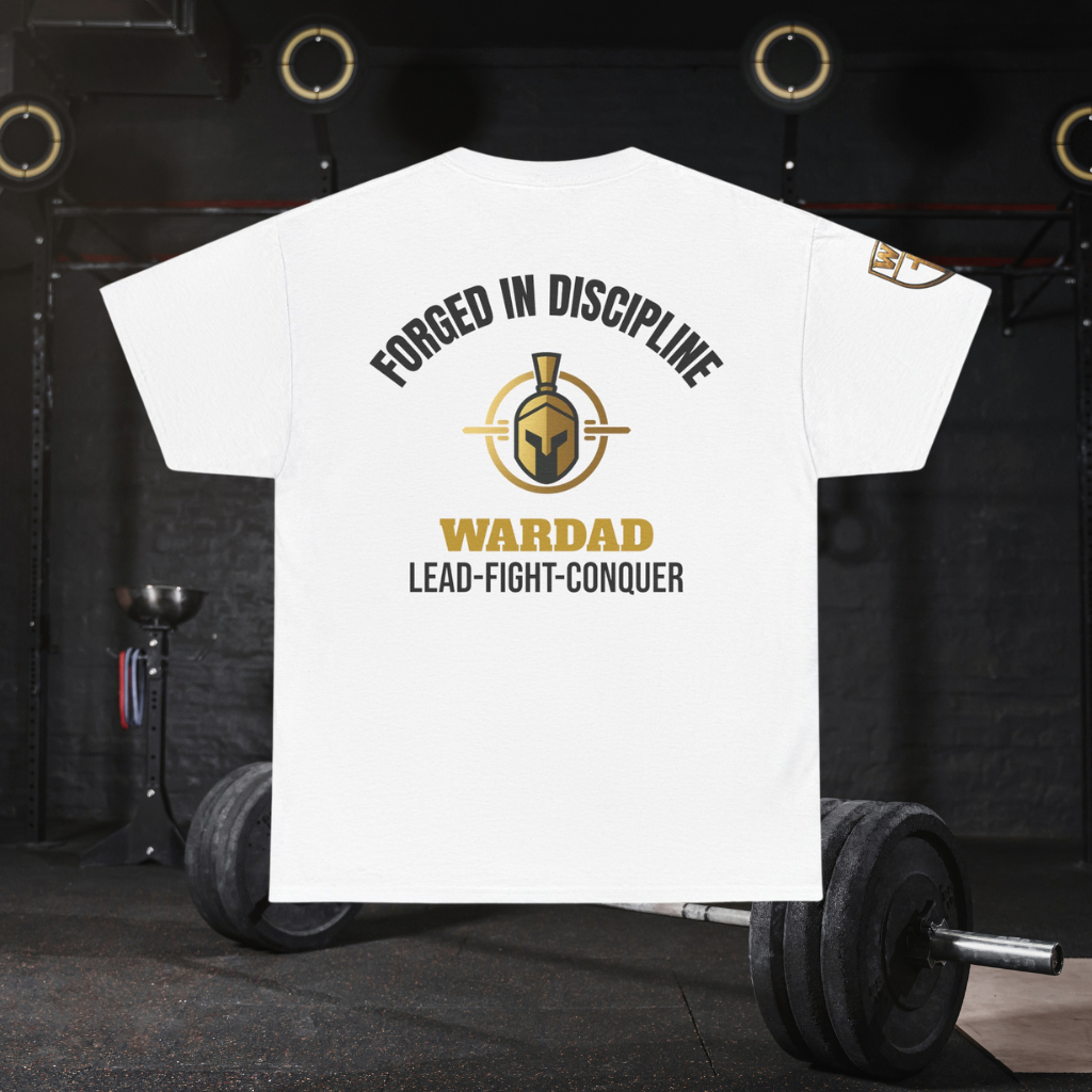 WarDad Training Tee "Forged In Discipline" - Training Apparel