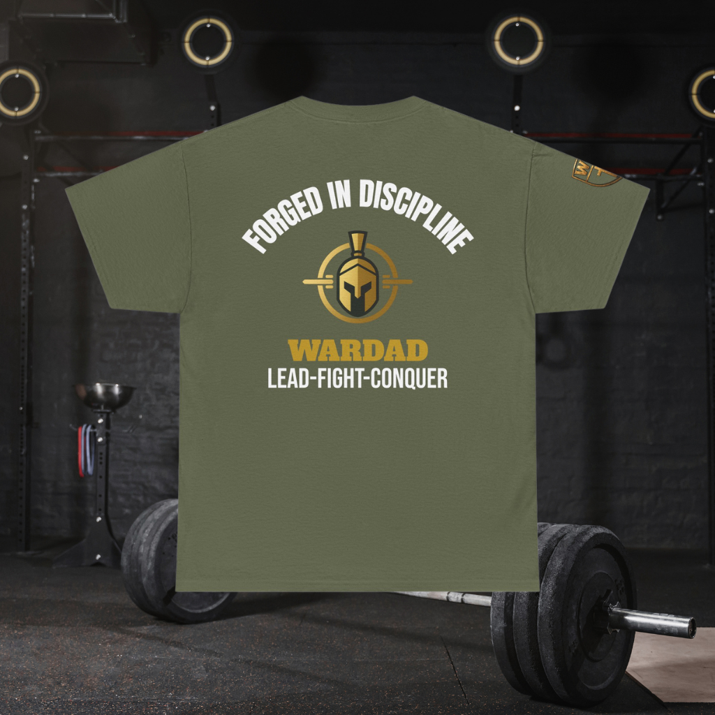 WarDad Training Tee "Forged In Discipline" - Training Apparel