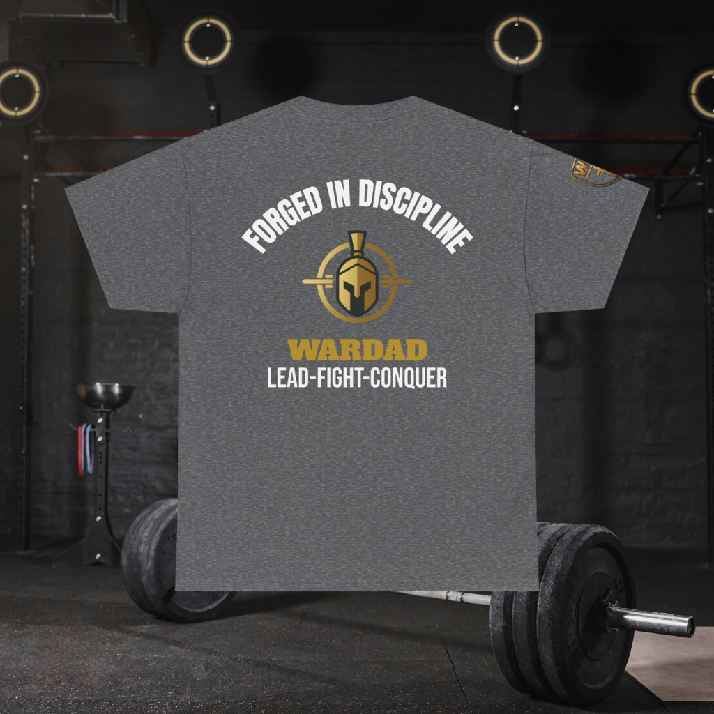 WarDad Training Tee "Forged In Discipline" - Training Apparel