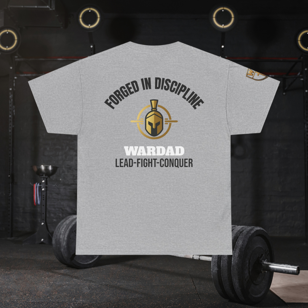 WarDad Training Tee "Forged In Discipline" - Training Apparel