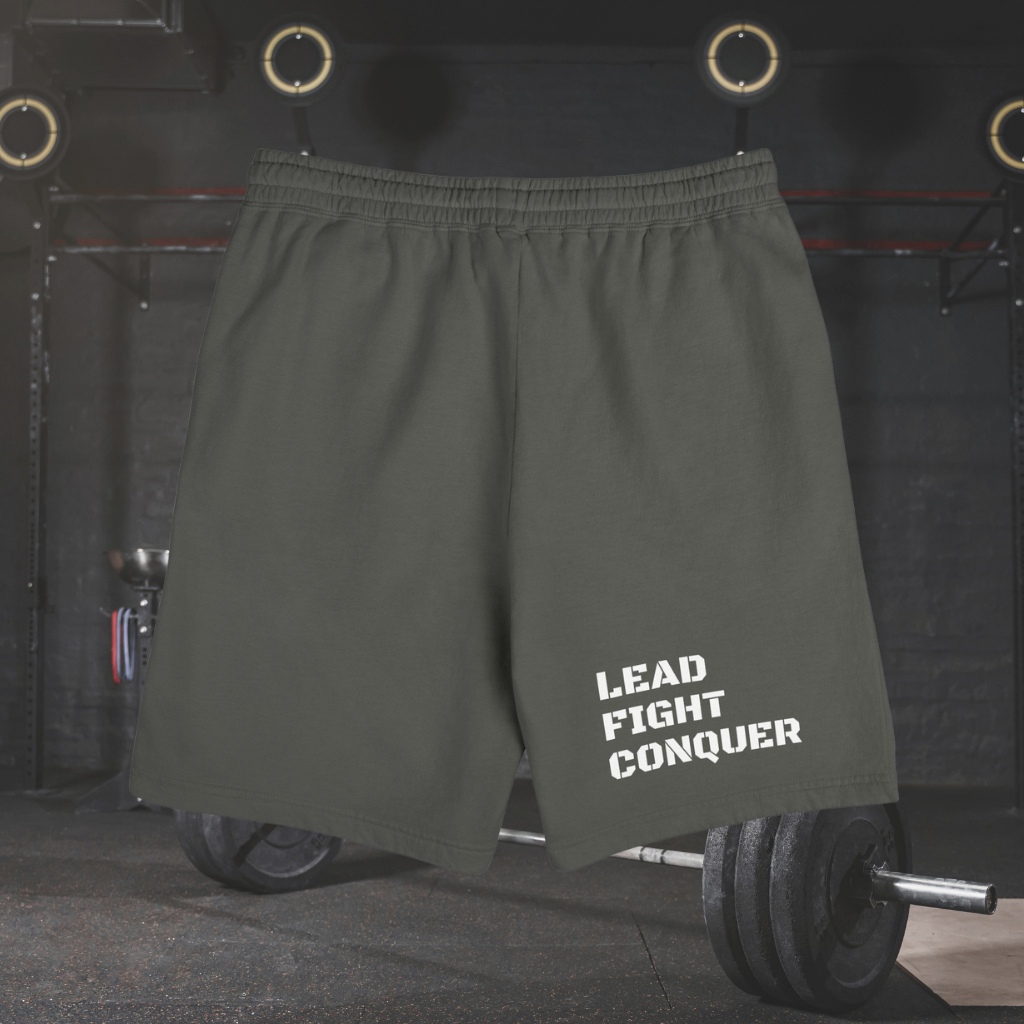 WarDad "lead-Fight-Conquer" Training shorts