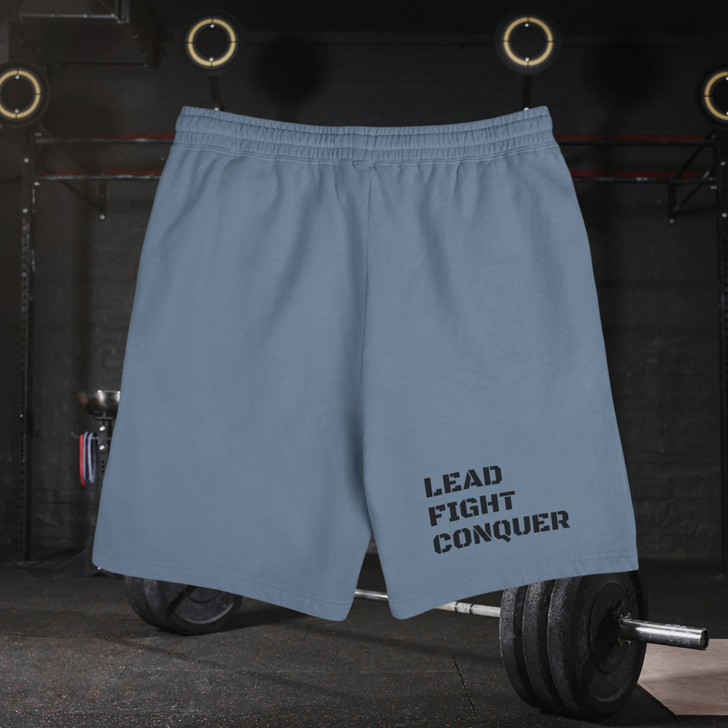 WarDad "lead-Fight-Conquer" Training shorts