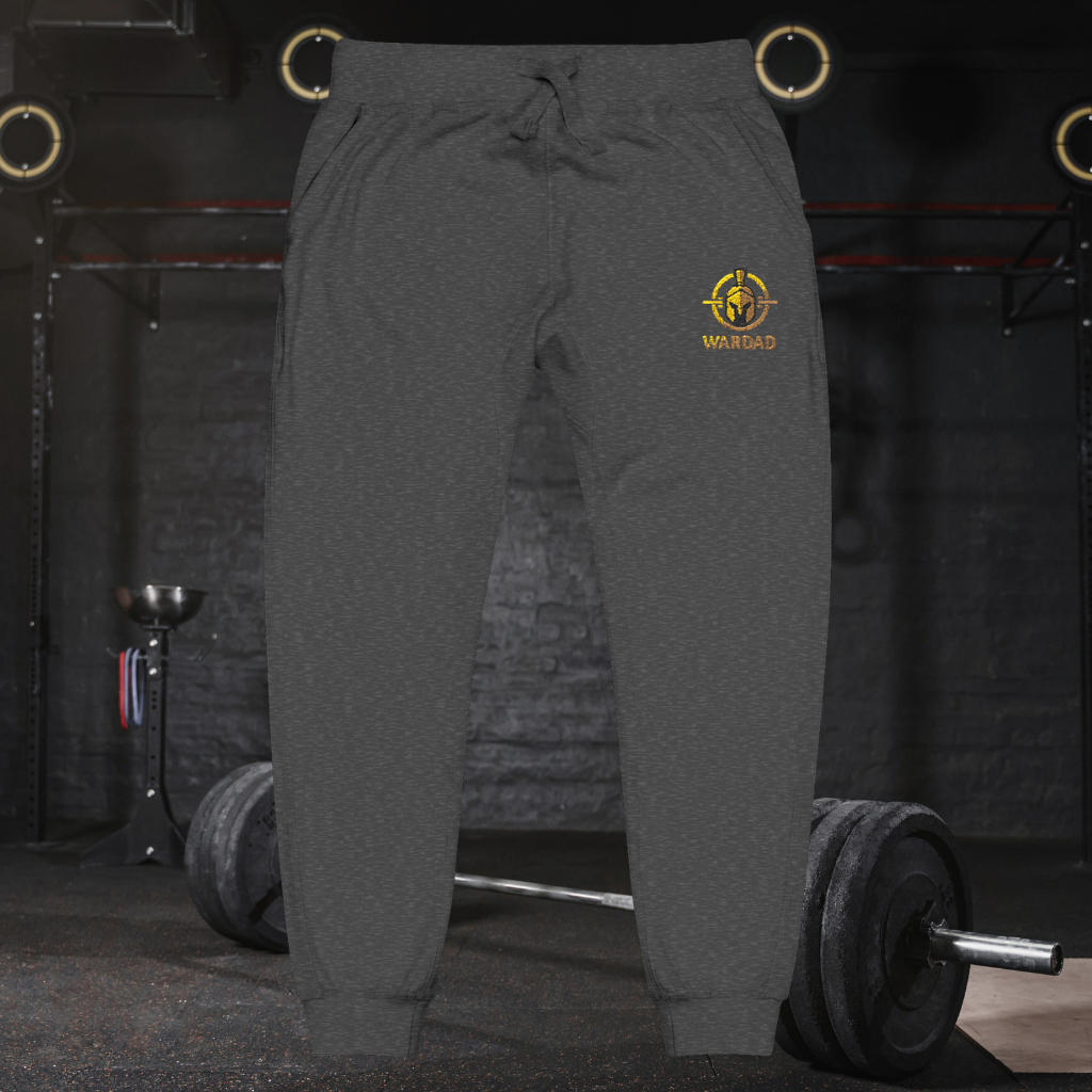 Embroidered WarDad Training Joggers