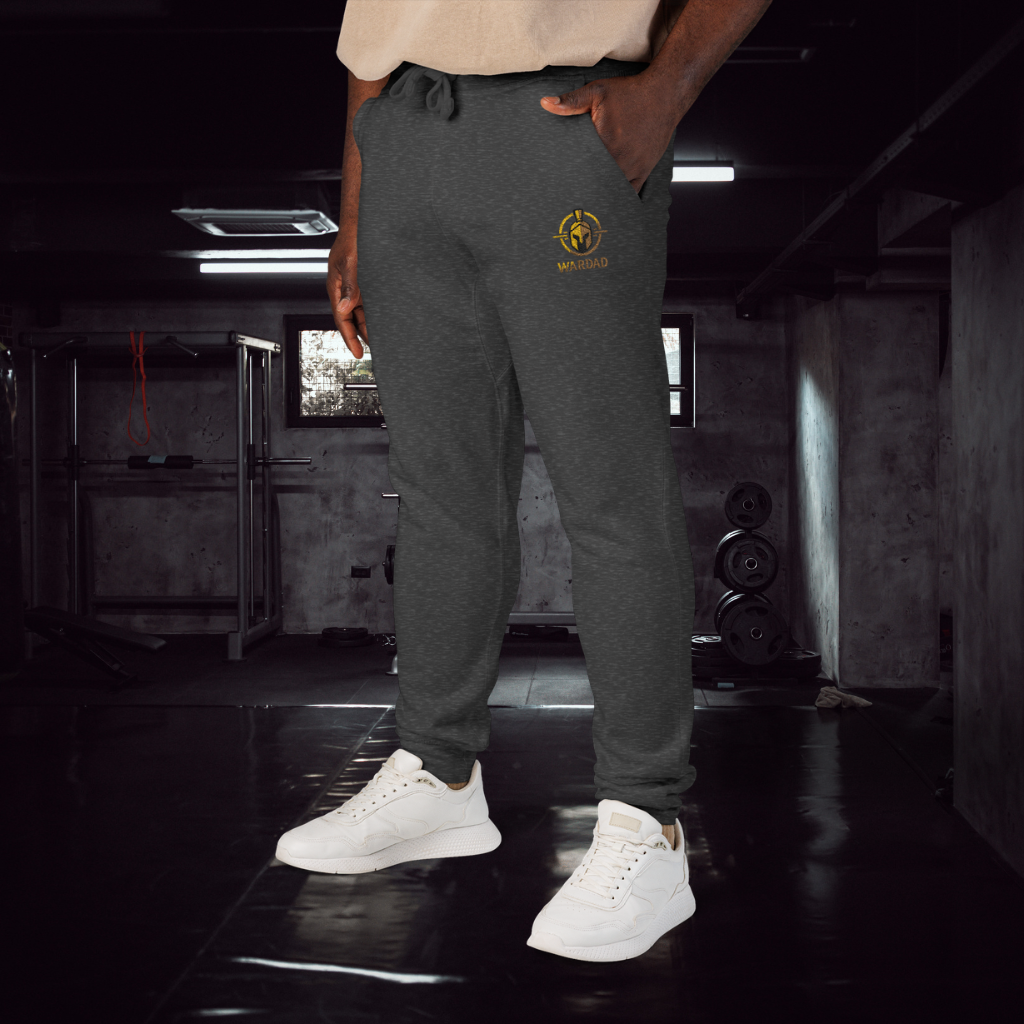 Embroidered WarDad Training Joggers