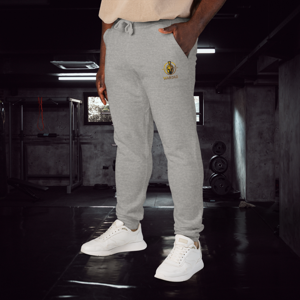 Embroidered WarDad Training Joggers