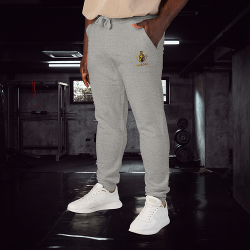 Embroidered WarDad Training Joggers