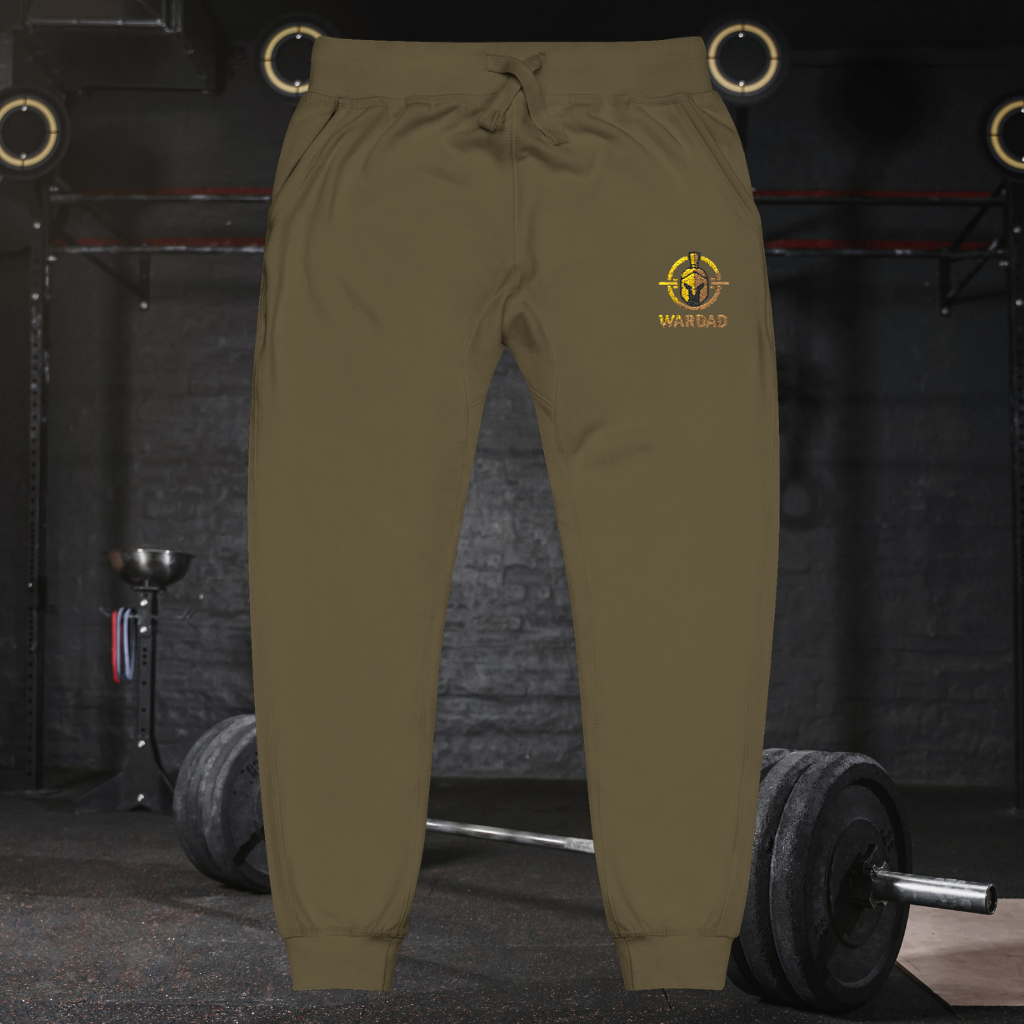 Embroidered WarDad Training Joggers