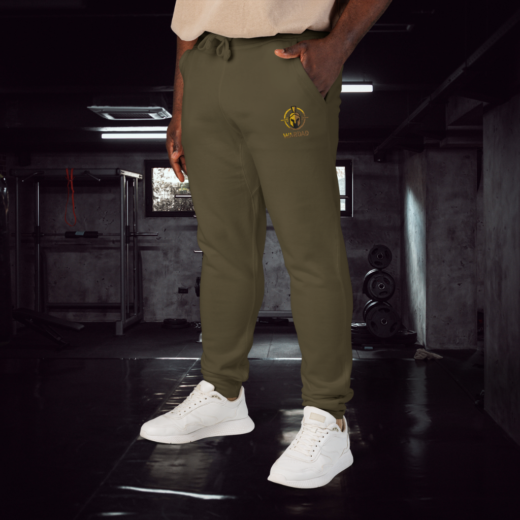 Embroidered WarDad Training Joggers
