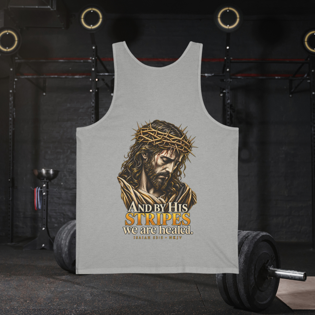 WarDad “By His Stripes” Tank | Isaiah 53:5
