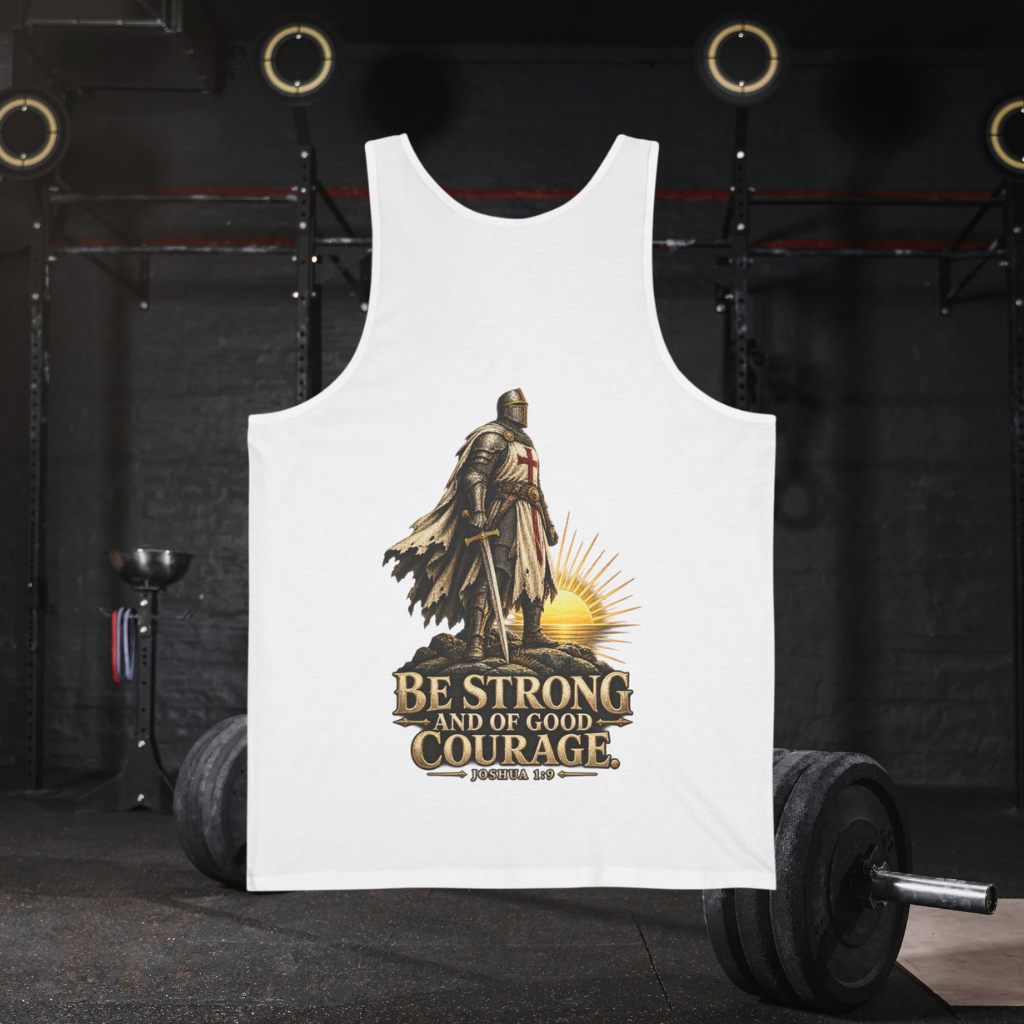 WarDad Be Strong Crusader Tank | Joshua 1:9