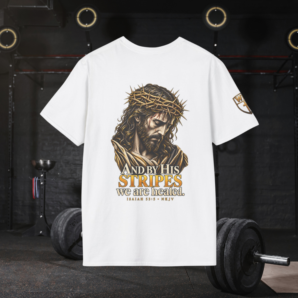 WarDad “By His Stripes” Tee | Isaiah 53:5