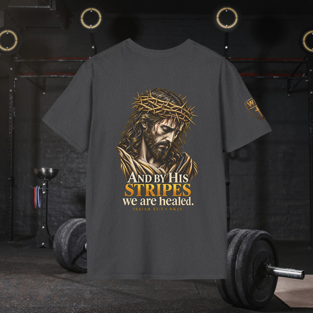 WarDad “By His Stripes” Tee | Isaiah 53:5