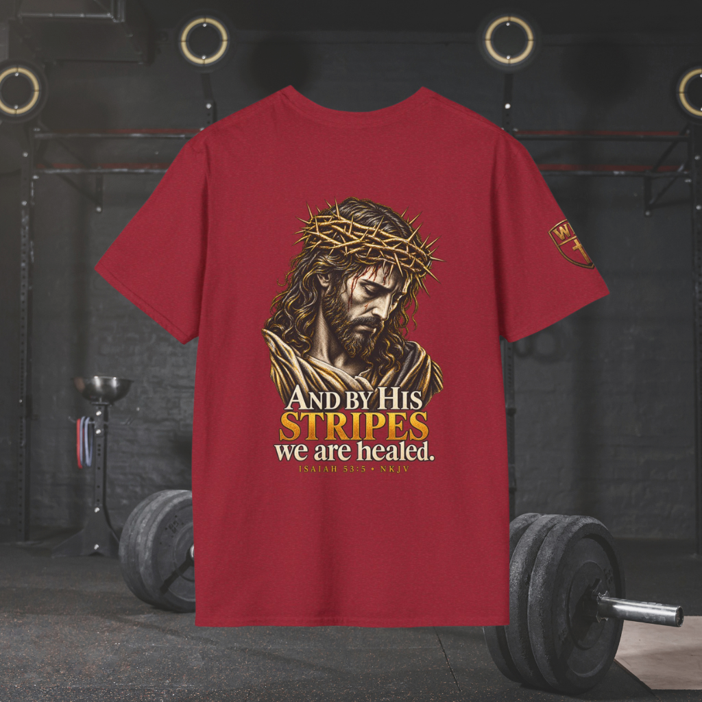 WarDad “By His Stripes” Tee | Isaiah 53:5