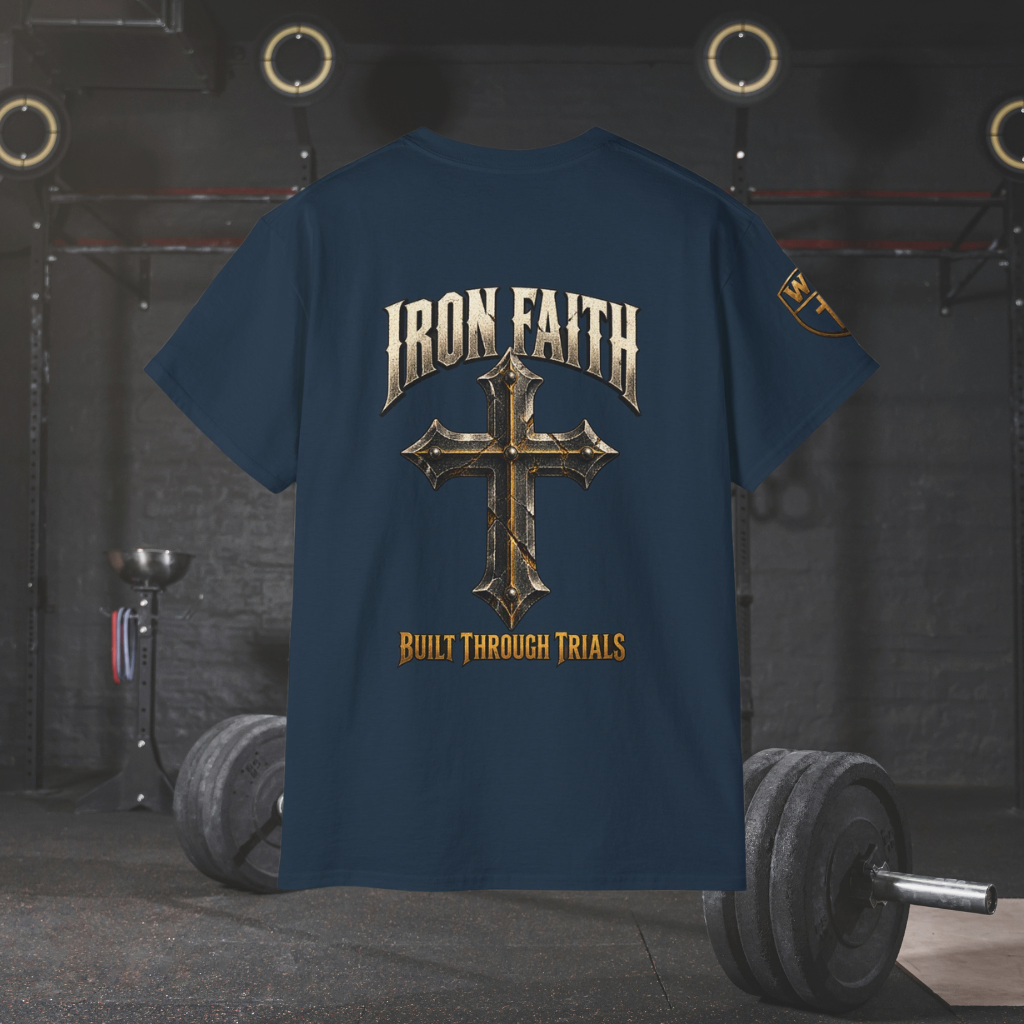 WarDad Iron Faith Tee | Built Through Trials