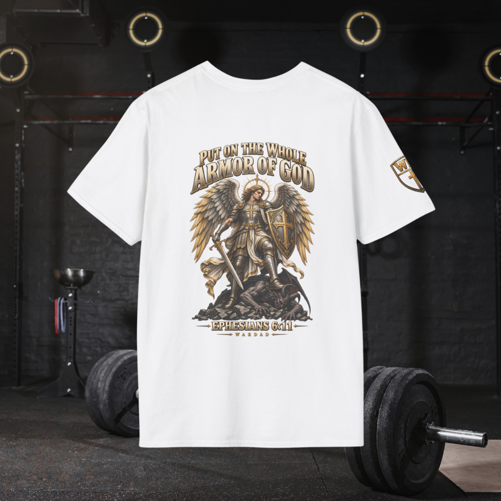 WarDad Saint Michael Armor of God Tee | Ephesians 6:11