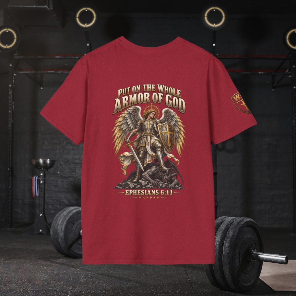 WarDad Saint Michael Armor of God Tee | Ephesians 6:11