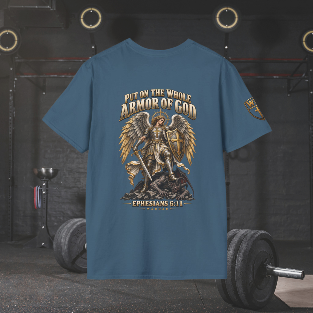 WarDad Saint Michael Armor of God Tee | Ephesians 6:11