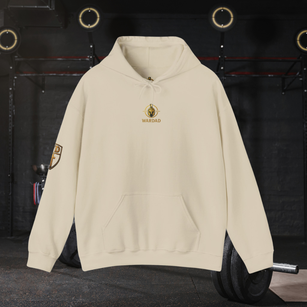 WarDad Iron Sharpens Iron Hoodie | Proverbs 27:17