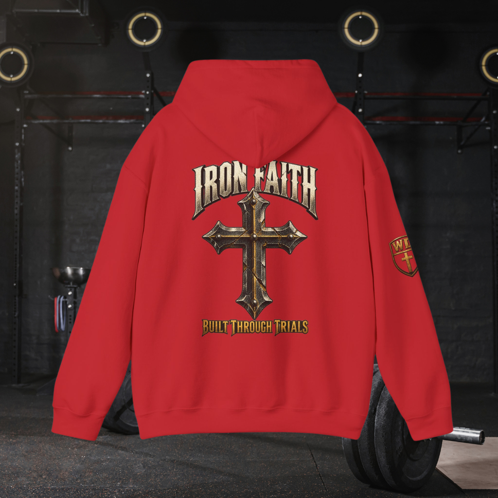 WarDad Iron Faith Hoodie | Built Through Trials