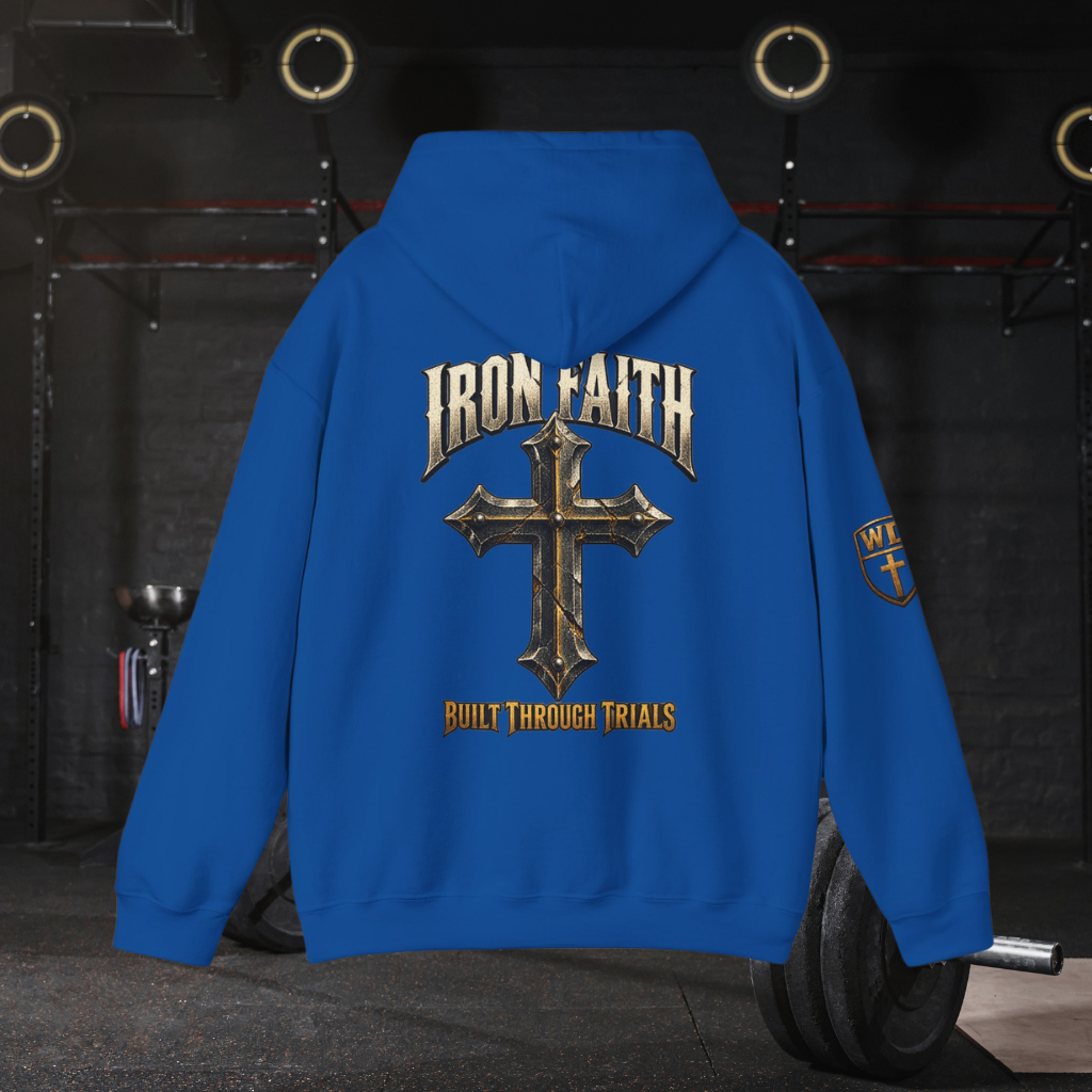 WarDad Iron Faith Hoodie | Built Through Trials