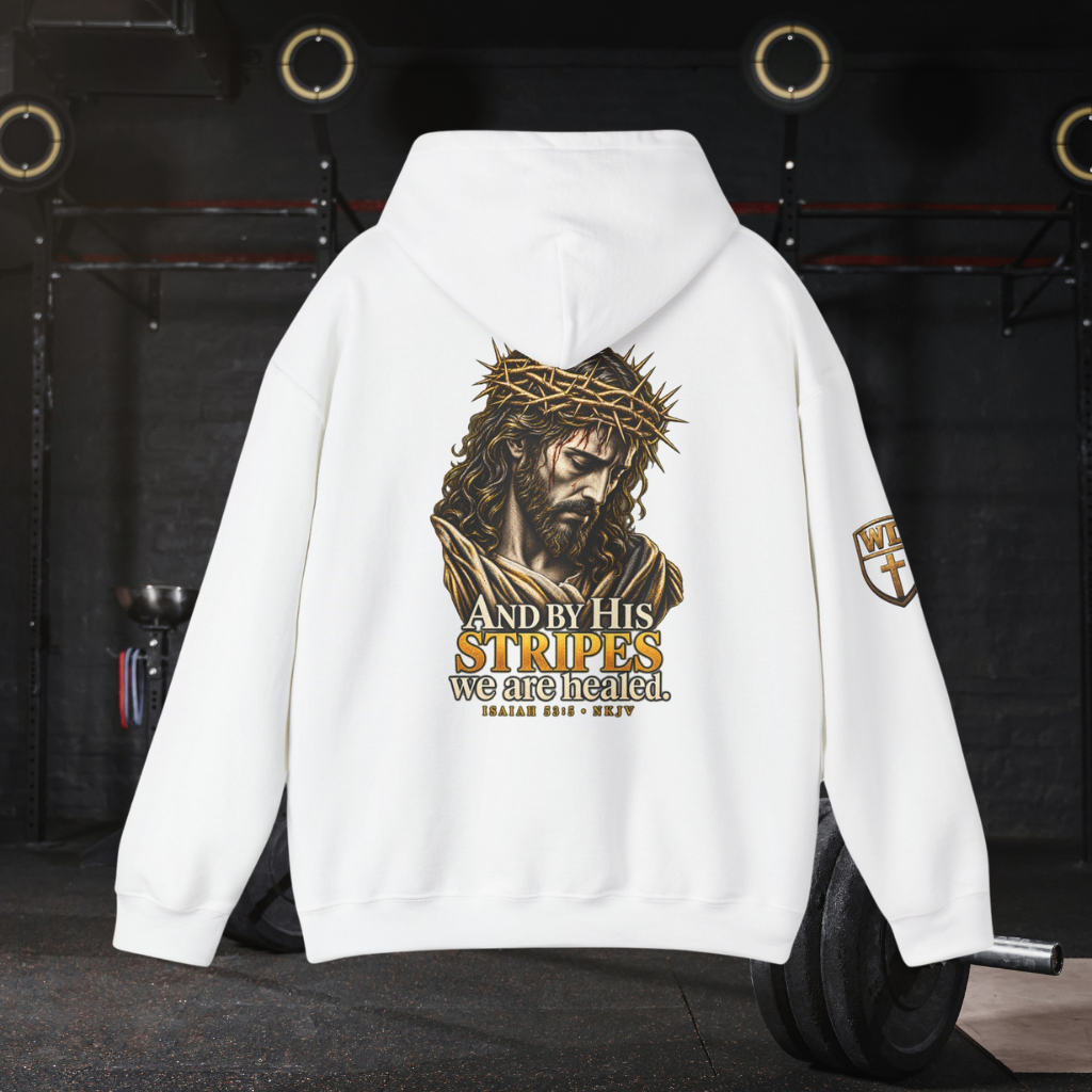 WarDad “By His Stripes” Hoodie | Isaiah 53:5