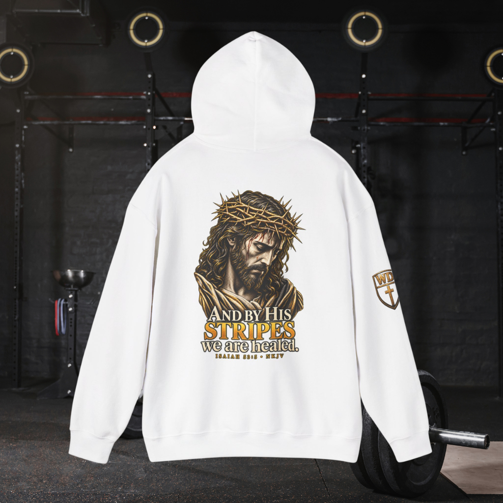 WarDad “By His Stripes” Hoodie | Isaiah 53:5