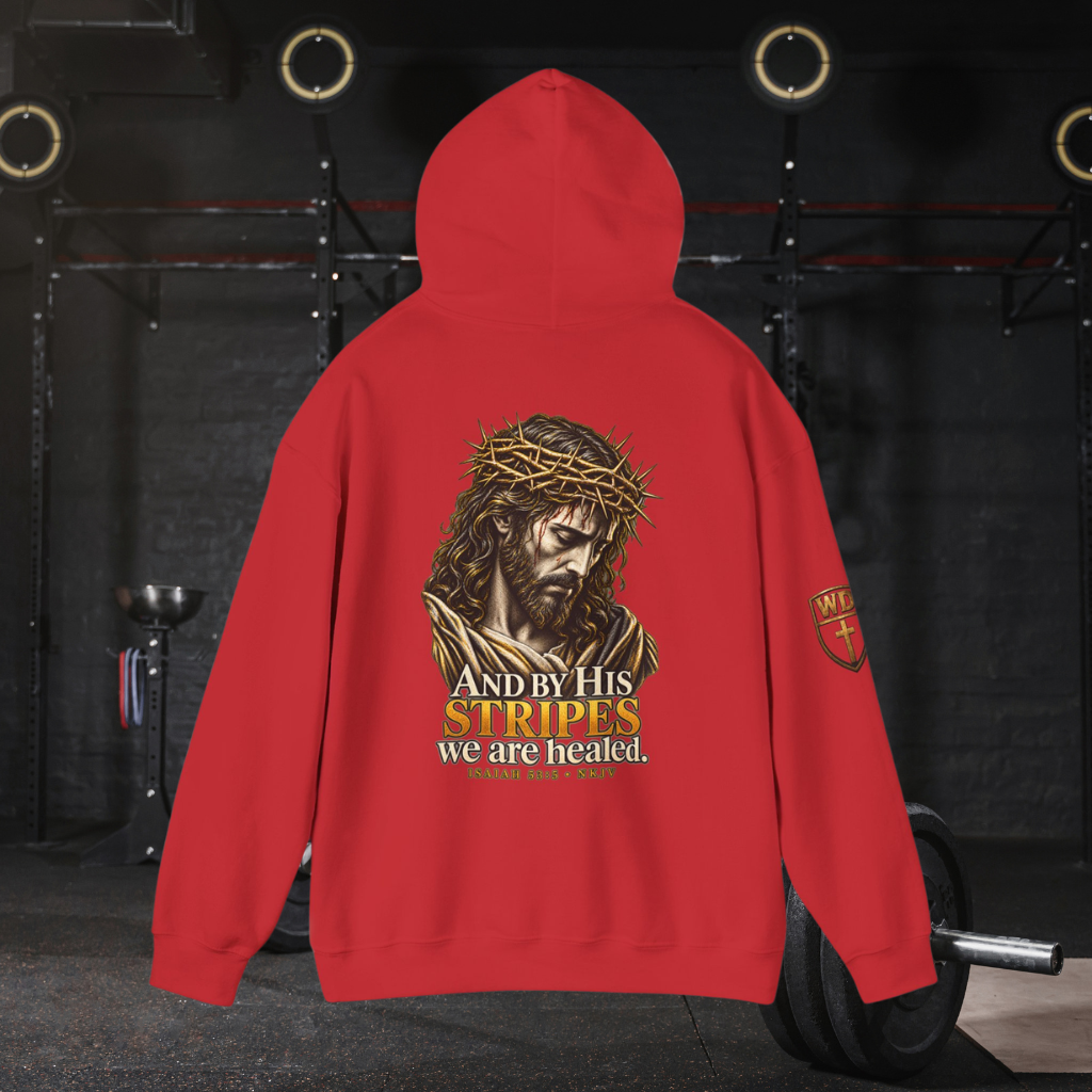 WarDad “By His Stripes” Hoodie | Isaiah 53:5