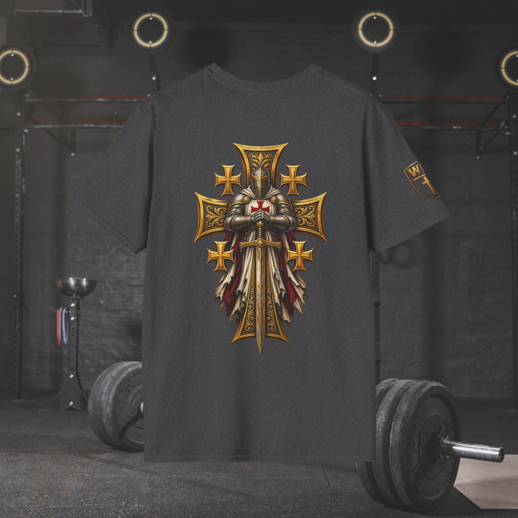 WarDad Crusader Knight Tee | Stand Firm in Faith