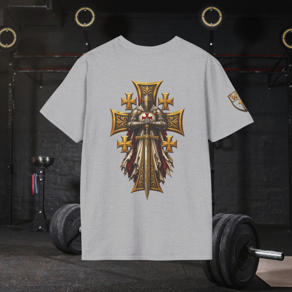 WarDad Crusader Knight Tee | Stand Firm in Faith