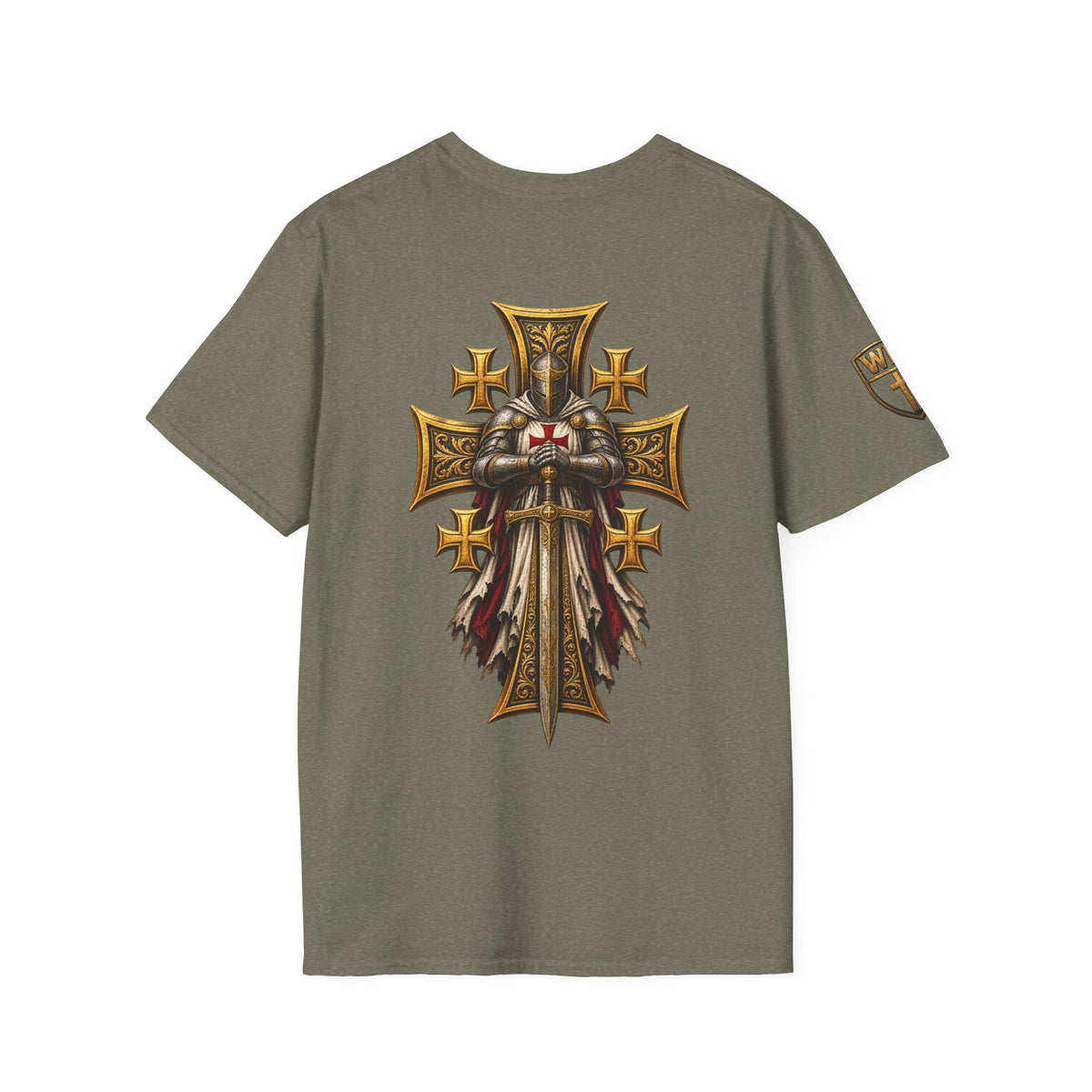 WarDad Crusader Knight Tee | Stand Firm in Faith
