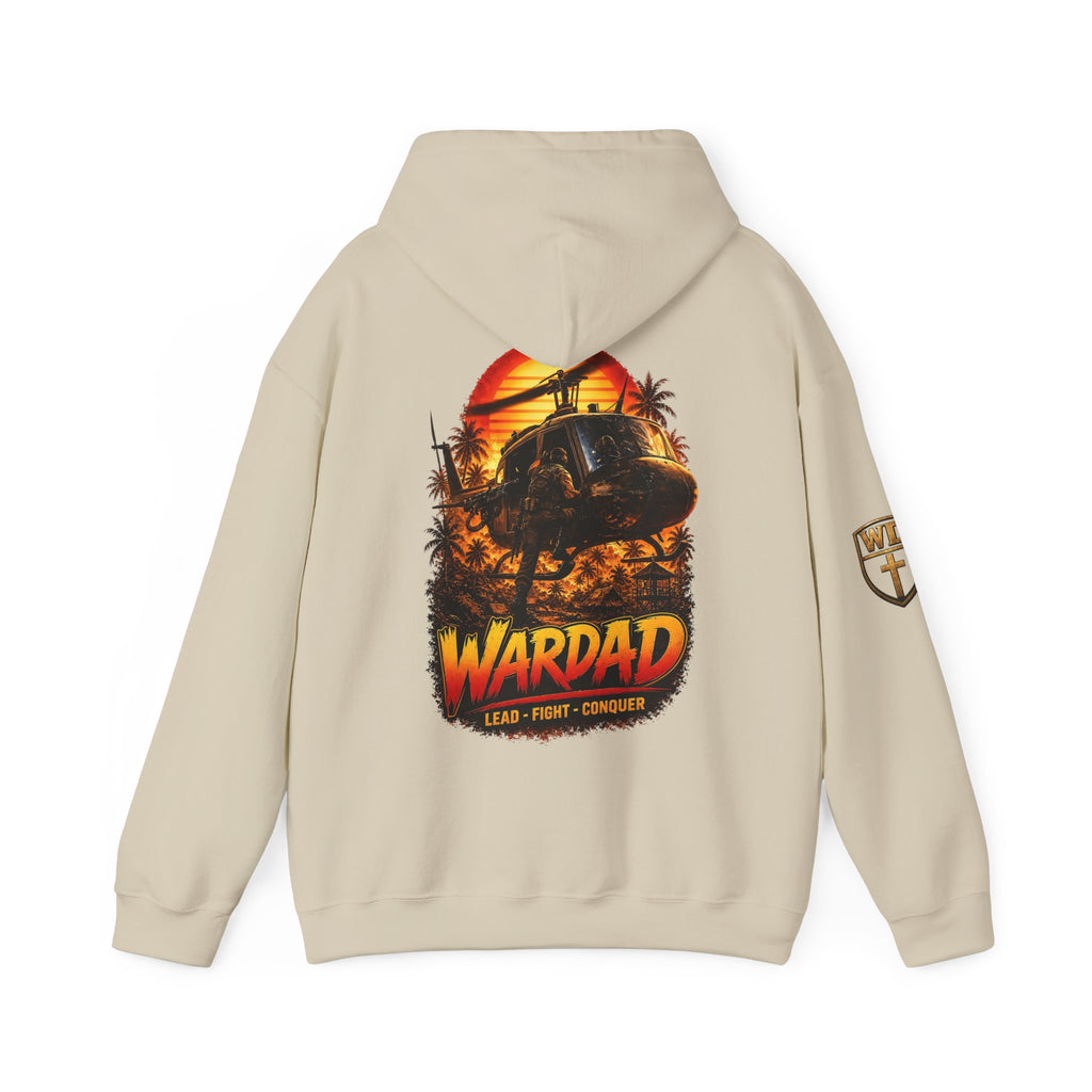 WarDad 80's Sunset Warrior Hoodie