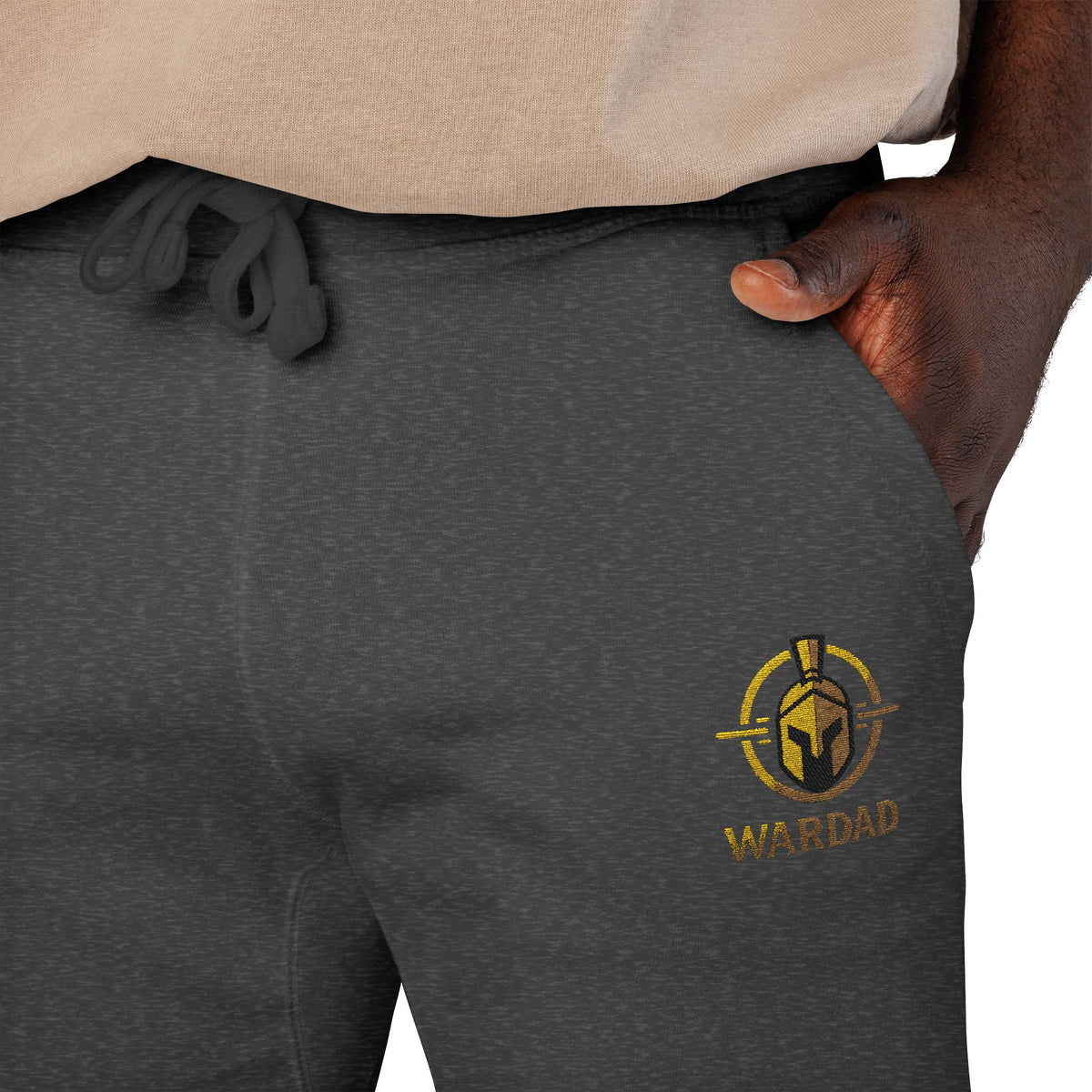 Embroidered WarDad Training Joggers