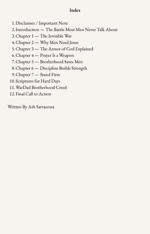 Armor of God: A Quick Guide for Men on a Mission
