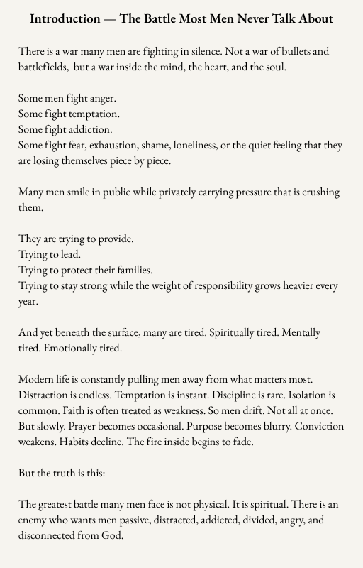 Armor of God: A Quick Guide for Men on a Mission