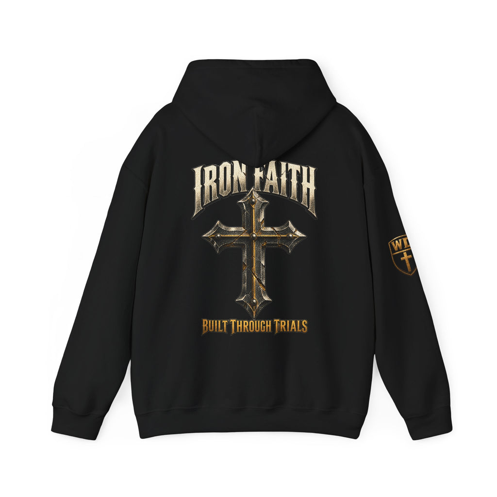 WarDad Iron Faith Hoodie | Built Through Trials